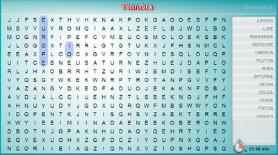 Jeu mots cachs de Monsterwin