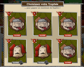 Sélection trophée sur Bubble Adventure