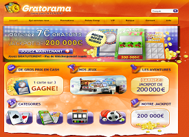 Page présentation de Gratorama