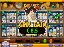 Jeu Pirates de Gratorama