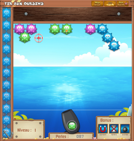 Jeu Tir aux oursins de Oceanokdo