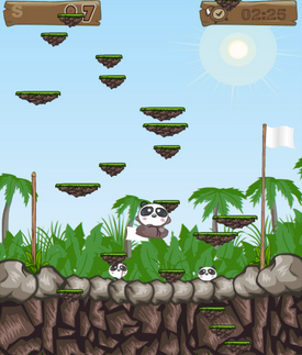Jeu Escalator de Panda Jeux
