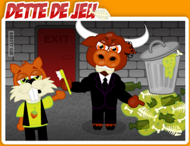 Ticket Dette de Jeu de Panique Au Casino
