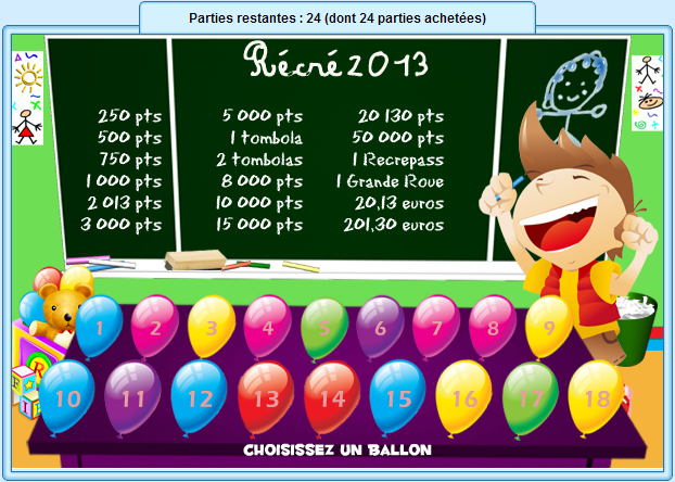 Jeu Rcr2013 sur Recreland.com