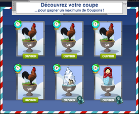 Sélection de la coupe sur Solytary