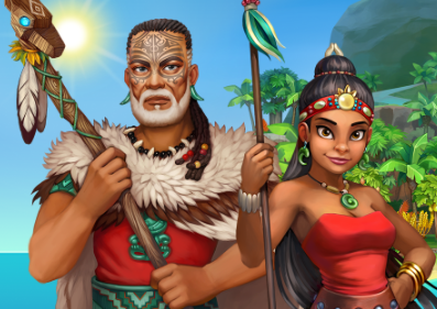 Les personnages du jeu de ferme TaongaFarm