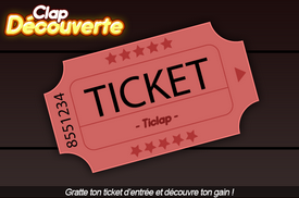 Ticket Clap découverte de Ticlap