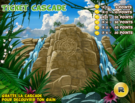 Ticket Cascade de TresorKado.com