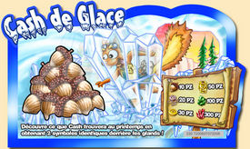 Ticket Cash de Glace de TresorQuest.com