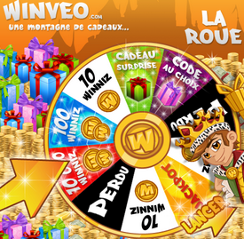 La roue de Winveo.com