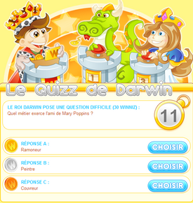 Le jeu du Quizz de Winveo.com