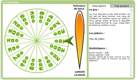 Jeu La roue Xee de Xeeldy.com