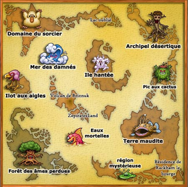 Carte au monstre de Zepirates.com
